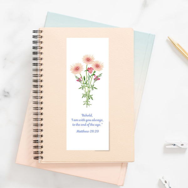 Wildflower Bookmark: Always | Matthew 28:20