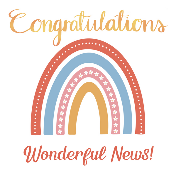 Congratulations - Wonderful News! Greeting Card