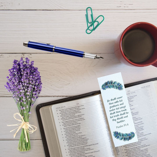 Feather Bookmarks - Pack of 5