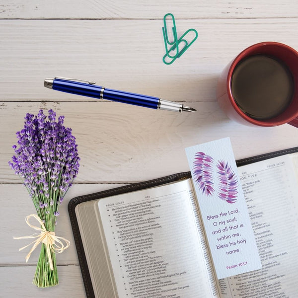 Feather Bookmarks - Pack of 5
