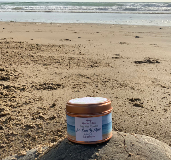 Ar Lan Y Môr Natural Wax Scented Candle | Seashore Fragrance