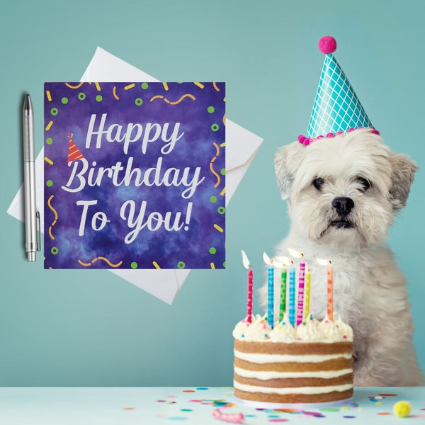 Happy Birthday To You! Doodle Card