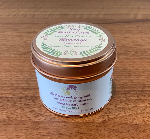 Blessings Soy Wax Candle