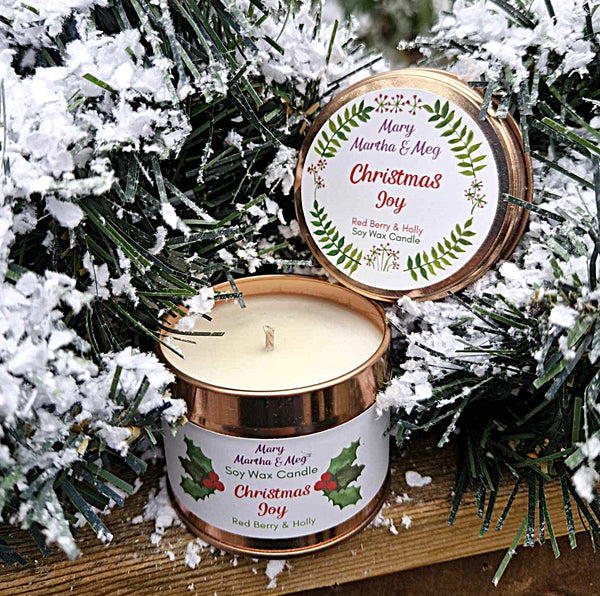 'Christmas Joy' Soy Wax Candle