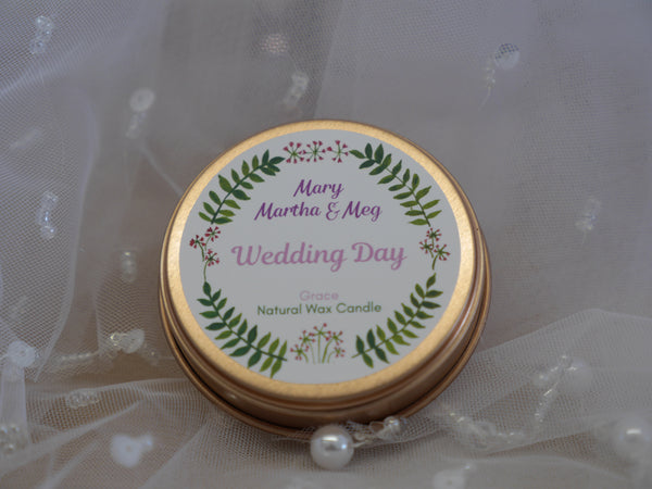 Experience the Magic of Wedding Day Natural Wax Scented Candle - Hand Poured with Love in Pembrokeshire