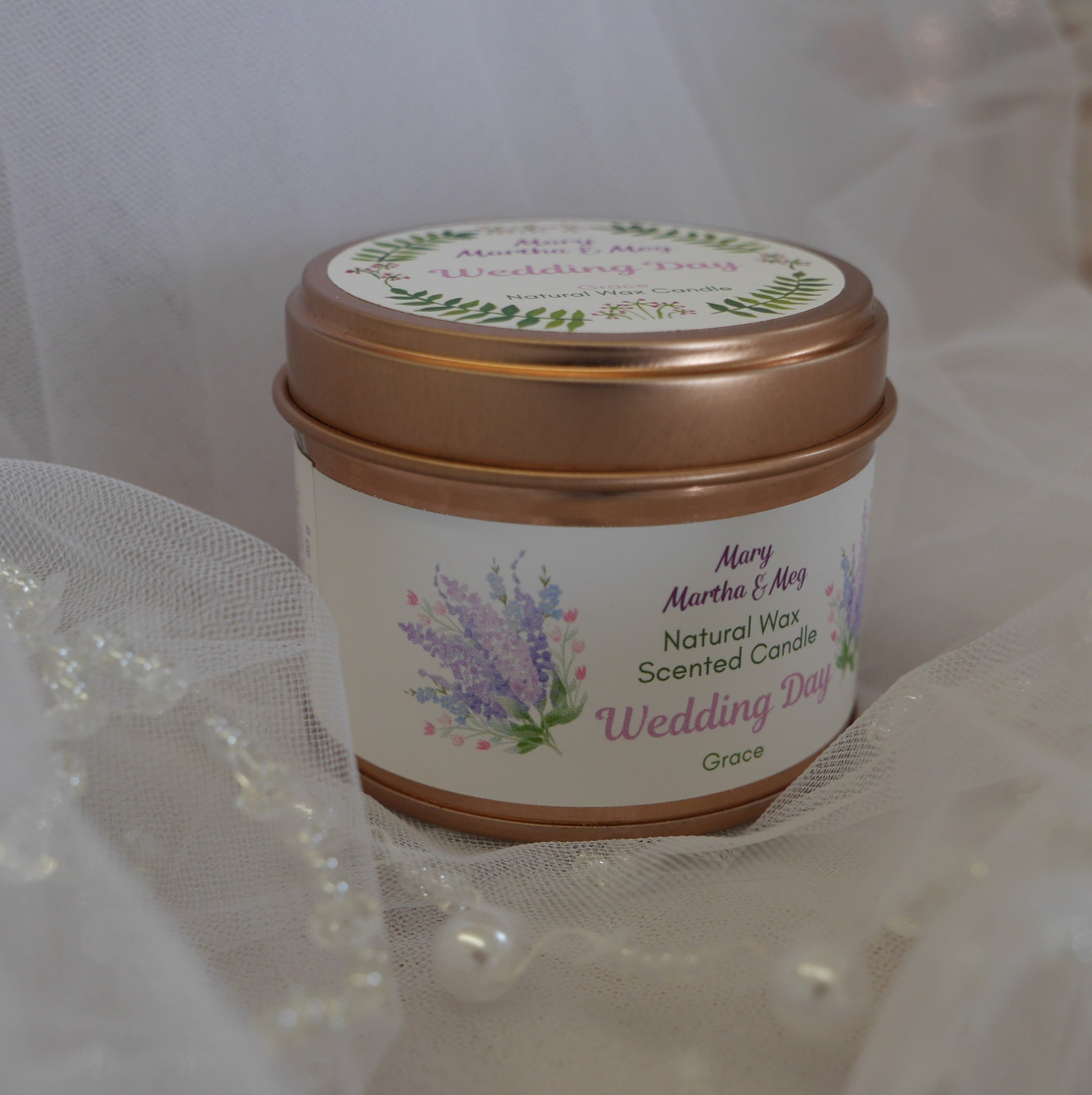 Experience the Magic of Wedding Day Natural Wax Scented Candle - Hand Poured with Love in Pembrokeshire