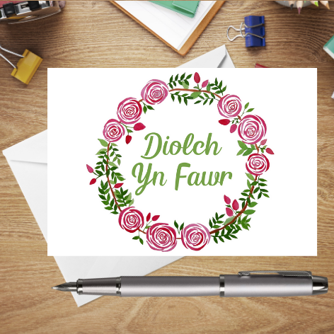 'Diolch Yn Fawr 'Welsh Postcard