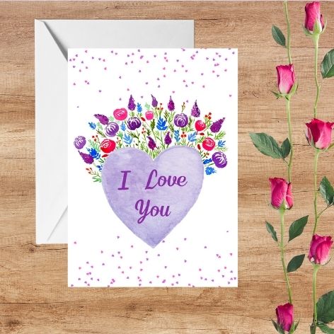 'I Love You' Greeting Card