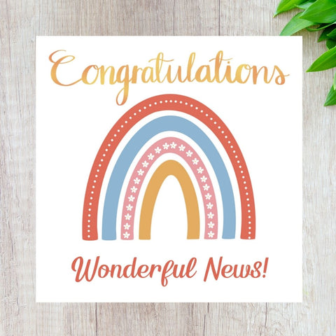 Congratulations - Wonderful News! Greeting Card