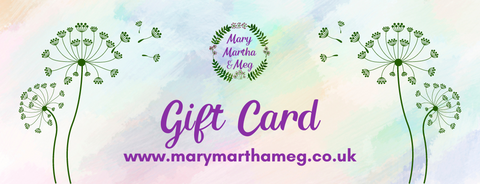 Mary, Martha & Meg Gift Card