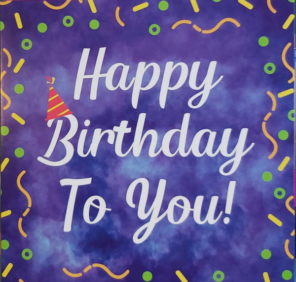 Happy Birthday To You! Doodle Card
