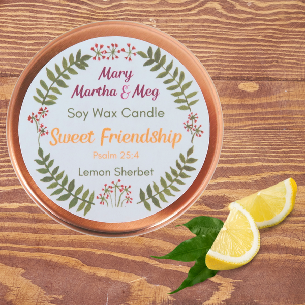 'Sweet Friendship' Soy Wax Candle