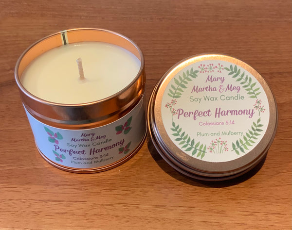 'Perfect Harmony' Soy Wax Candle